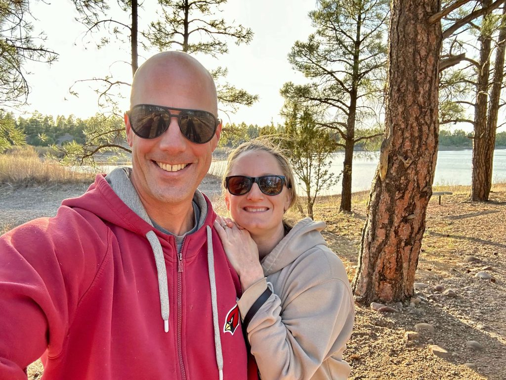 Steve & Courtney at the Lake